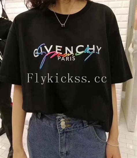 givenchy 19ss shirt rainbow signature|Givenchy t shirt sale.